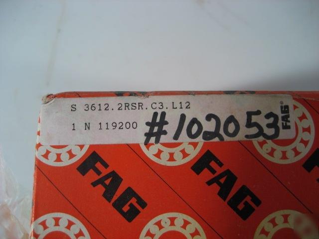 Fag bearing 1 n 119200 s 3612.rsr.C3.L12