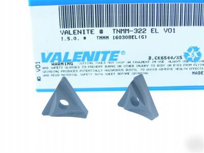 142 valenite tnmm 322 el grade VO1 carbide inserts I958