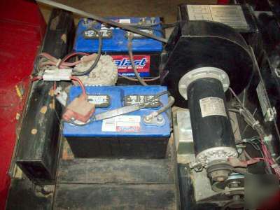 Factory cat model 48 industrial floor rider sweeper