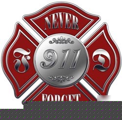 Firefighter decal reflective 12