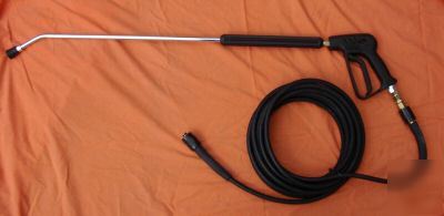 Jetwash gun,lance,nozzle & single heavy DUTY10MTR hose 