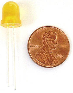 Jumbo led ~ 8MM ~ yellow leds ~ T2 1/2 (40)