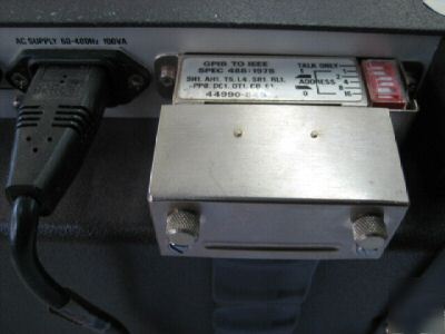 Marconi frequency calibration test system