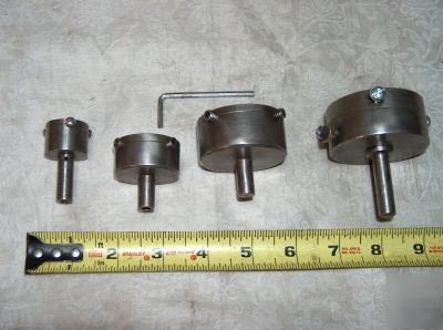 Round die head holder set lathe drill machinist tools 