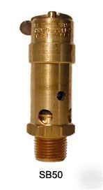 SB50 asme brass safety valve 1/2
