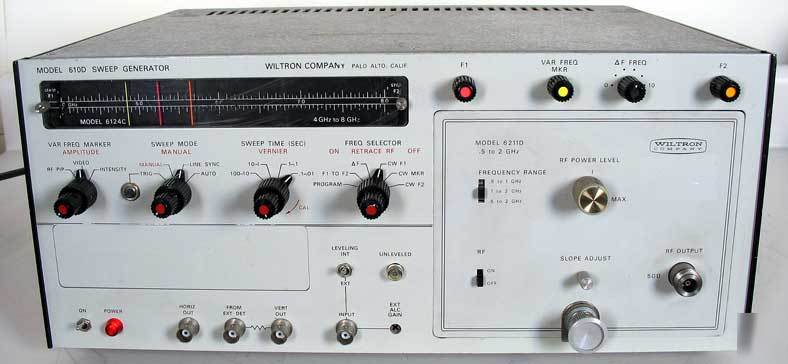 Wiltron 610D/6211D sweep generator mainframe to 18GHZ 
