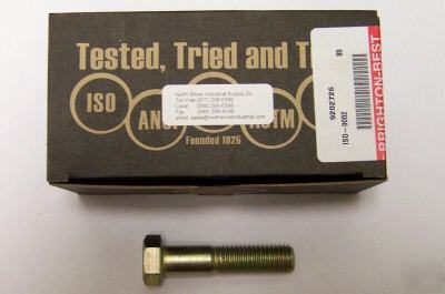 100 brighton-best grade 8 hex cap screw 5/16-24 x 1/2