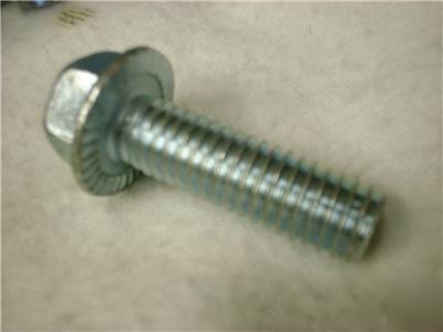 100 serrated edge flange screw 3/8