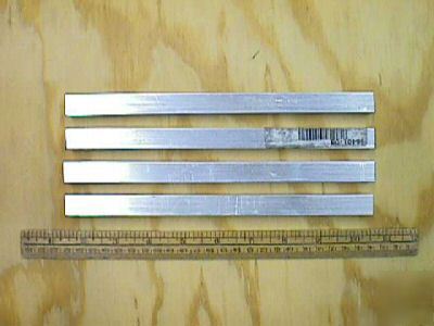 4 pcs. of 6061 aluminum 5/8 x 5/8 x appx. 9 inches