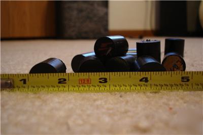 Black delrin 3/4 diameter plastic round stock