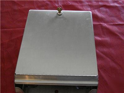 Bobrick stainless steel towel didpenser