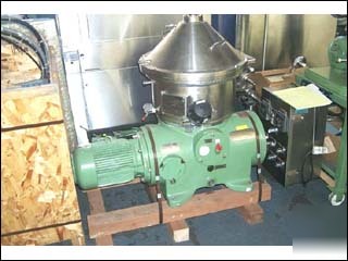 Csa-19-06-47 westfalia centrifuge, 316 s/s, biotech des