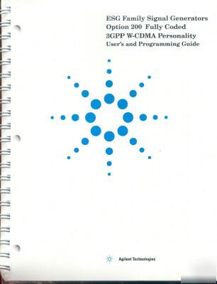 Esg family option 200 3GPP w-cdma user & programming