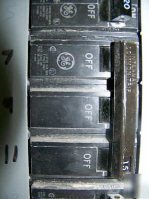 Ge 15AMP 240V 3PH circuit breaker THQB32015 thqb