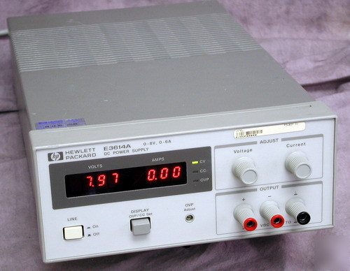 Hp E3614A 0-8V 0-6A power supply