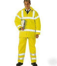 Hurricane motorway jacket hi-viz yellow x-large EN471 