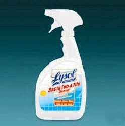 Lysol disinfectant acidfree tub tile cleaner rec 04685