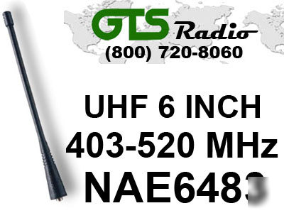 Motorola NAE6483 uhf 6 inch heliflex antenna for PR400