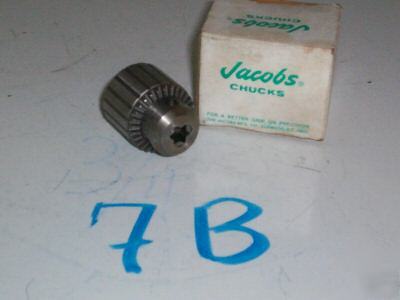 New jacobs drill chuck model 7B 0-1/4
