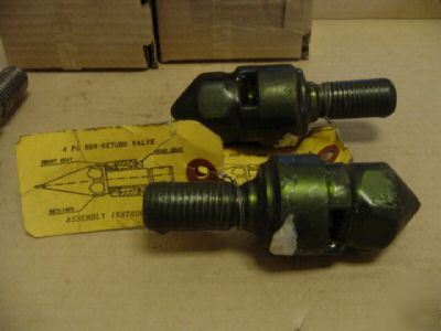 New screw tip 4-pc non-return valve 4 1/2