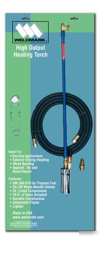 Propane heavy duty high output torch - weed burner