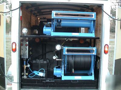 Sewer cleaner jetter drain snake rooter camera rodder