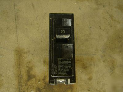 Siemens ite Q120 20A 1 pole br homeline breaker