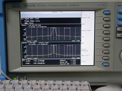 Tektronix WCA230 /03 portable communicatiotion analyzer
