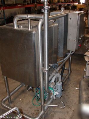 Tri can cip system 60 gallons stainless steel