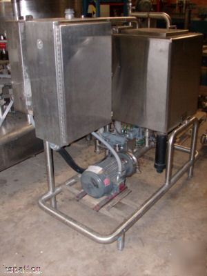 Tri can cip system 60 gallons stainless steel