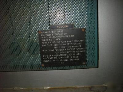 Two mellon heat treat furnaces 