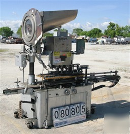 Used: resina model u-30 inline quill style capper. manu