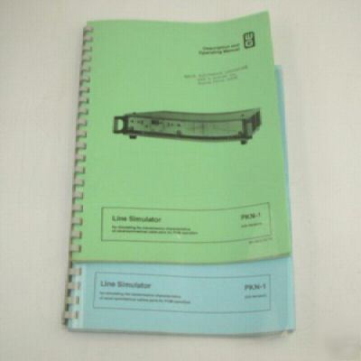 Wg PKN1 line simulator operating manual & appendix