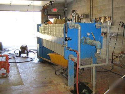 22 cuft filter press 800 mm gasketed, great for biofuel