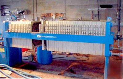 22 cuft filter press 800 mm gasketed, great for biofuel