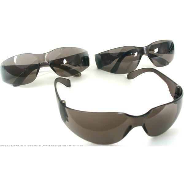 3 hunting safety glasses grey mirage eye protection