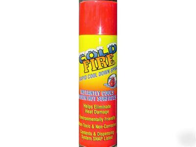 Coldfire rapid cooldown spray case of 12 - 12OZ. cans