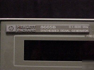 Hp 8665B synthesized signal generator 10 khz to 6 ghz