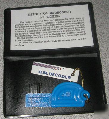 Keedex gm decoder locksmith tool