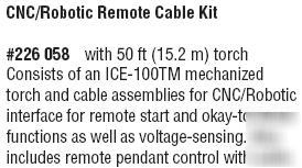 Miller 226058 50FT cnc/robotic remote cable kit