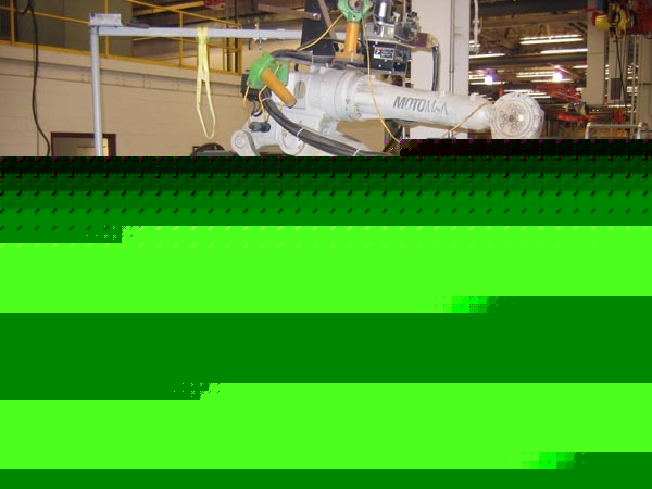 Motoman yr-SK45 robot welding cell