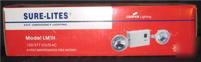 New sure-lites emergency cooper lighting in box