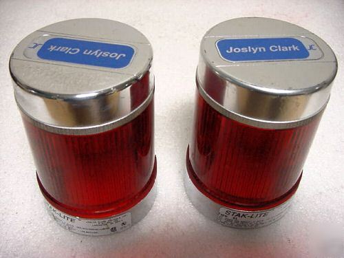New two joslyn clark controls stak-lite type: sl (red) 