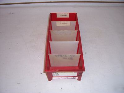 Plastic parts storage dealer equipment construction bin
