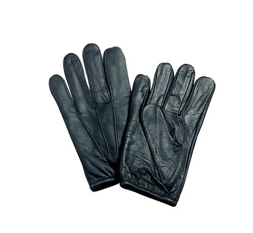Police kevlar lined resister leather gloves size small