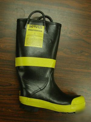 Servus #15192 firefighter firefighting boots fire SZ7.5