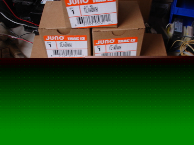 (3) juno gyrus track lighting holders