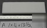 Acetal delrin virgin white 1 x 4 x 13.5