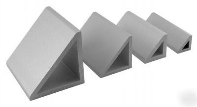 8020 aluminum gusset 3 x 3 x .25 x 48 n #8636