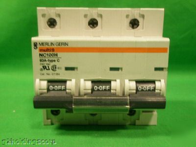 Merlin gerin NC100H 63A 240 vac